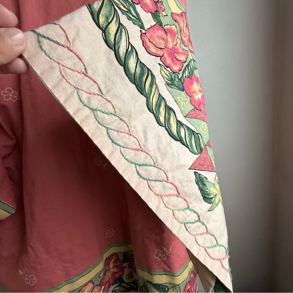 Handcrafted Quilted & Embroidered Floral Kimono Jacket – One Size - Picture 8 of 16